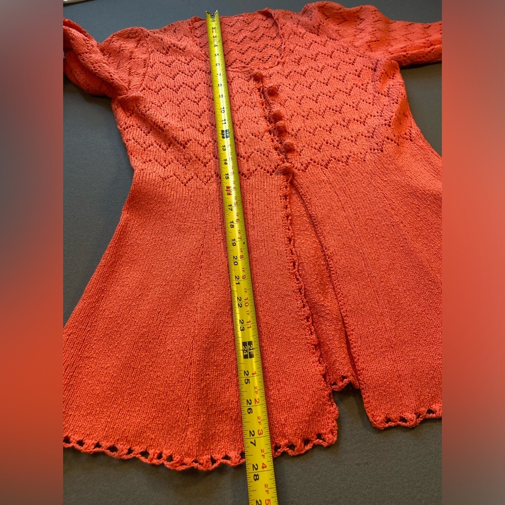 Vintage Picardo Knits Maxi Dress 2 pieces long sleeve jacket + sleeveless dress - Picture 16 of 16